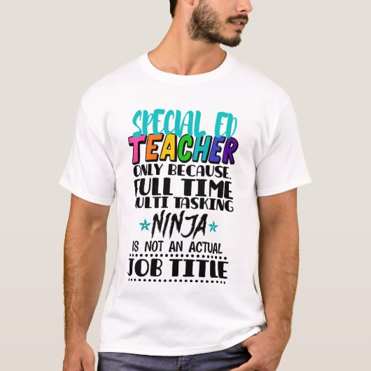 特別なEd先生のみフルタイム数々の Tシャツ (正面)