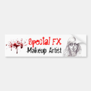 特別なFXのメーキャップアーティストのバンパーステッカー バンパーステッカー