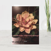 特別なpersoのためのモモの花の本当の美しい、 カード (裏面)