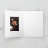 特別なpersoのためのモモの花の本当の美しい、 カード (内部)