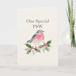 特別なPSWへのクリスマスの感謝 カード