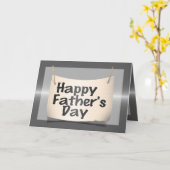 特別に幸せな父親の日 カード (黄色い花)