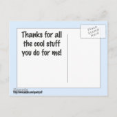 特別に幸せな父親の日 ポストカード (裏面)