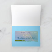 特別に美しい、海洋の風景、ラブカード カード (内部)