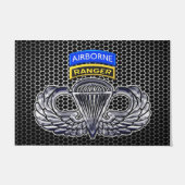 特別に設計された空挺射撃機の記念 ドアマット (正面)