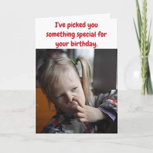 特別に選んだよ カード (正面)