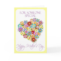 特別のお母さんの日用カード