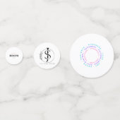 特別の場合の化粧台紙吹雪 コンフェッティ (裏面)