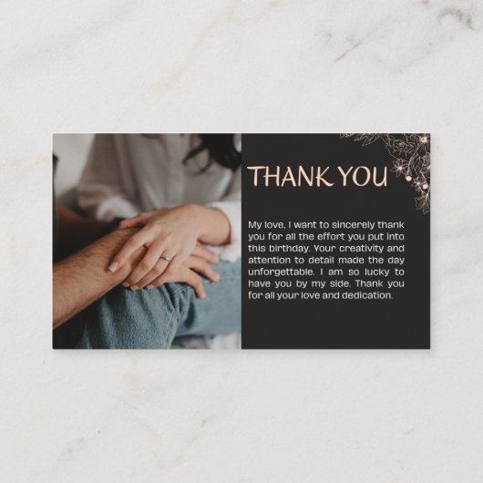 特別の日に愛する妻に エンクロージャーカード (裏面)