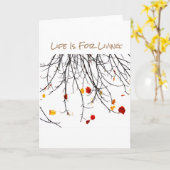 特別の日の挨拶状-友情 カード (黄色い花)