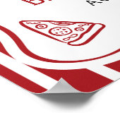 特別イタリアン配送赤ちゃんシャワー歓迎サイン ポスター (角)