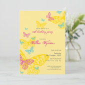 特別イベント招待 :: バタフライ 6P 招待状 (スタンド正面)