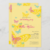 特別イベント招待 :: バタフライ 6P 招待状 (正面/裏面)