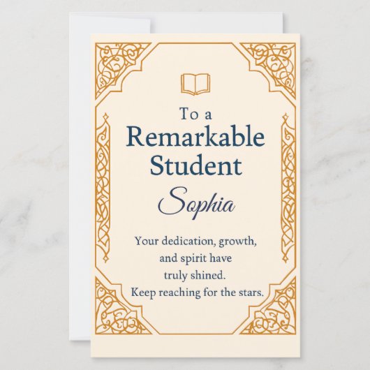 特別エレガントStのお祝いカード (正面)