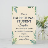 特別エレガントStのお祝いカード 便箋 (スタンド正面)