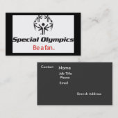 特別オリンピック 名刺 (正面/裏面)