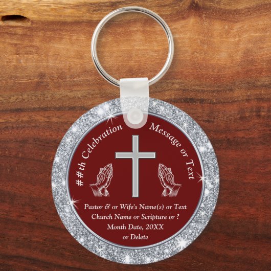 特別オーダー教会の記念日キーチェーン、ドリス キーホルダー (正面)