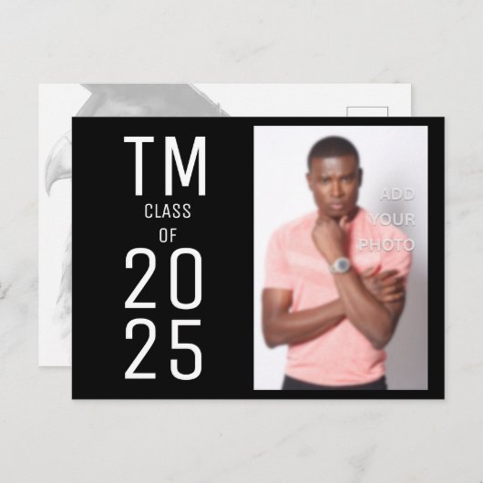 特別カスタム卒業発表はがき 案内ポストカード (正面/裏面)