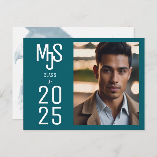 特別カスタム卒業発表はがき 案内ポストカード (正面/裏面)