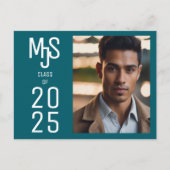 特別カスタム卒業発表はがき 案内ポストカード (正面)