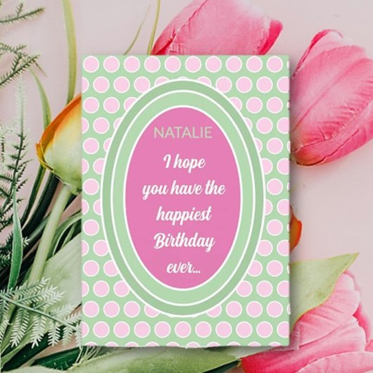 特別カスタム誕生日カード カード