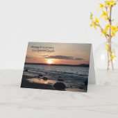 特別カップルおめでとう カード (黄色い花)