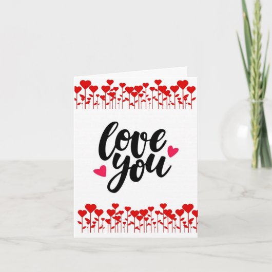 **特別キス**バレンタインデーお気に入りのン カード (正面)