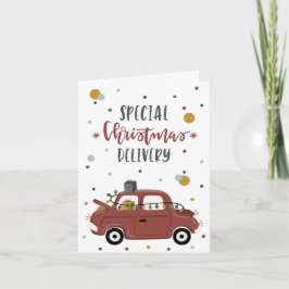 特別クリスマスデリバリークリスマスカード サンキューカード