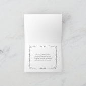 特別クロスコーディネートフォトノテカード サンキューカード (内部)