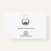 特別ゴルフイベント防犯バッジ バッジ (裏面)