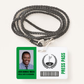 特別ゴルフイベント防犯バッジ バッジ (正面ランヤード)