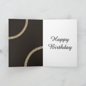 特別スタイリッシュおじさん誕生日カード シーズンカード (内部)