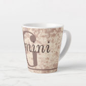 特別スタイリッシュなジェミニ星印マグカップギフト カフェラテマグ (右アングル)