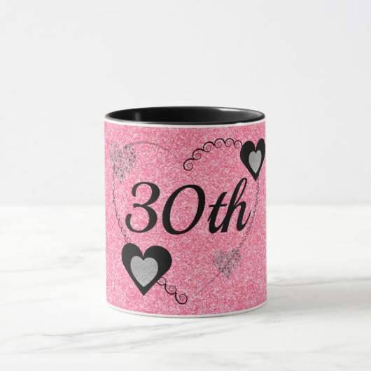 特別スタイリッシュ誕生日マグカップ30日 マグカップ (中央)
