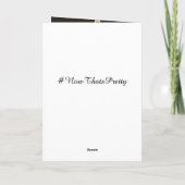 特別スタイリッシュ追加の名前誕生日カード シーズンカード (裏面)