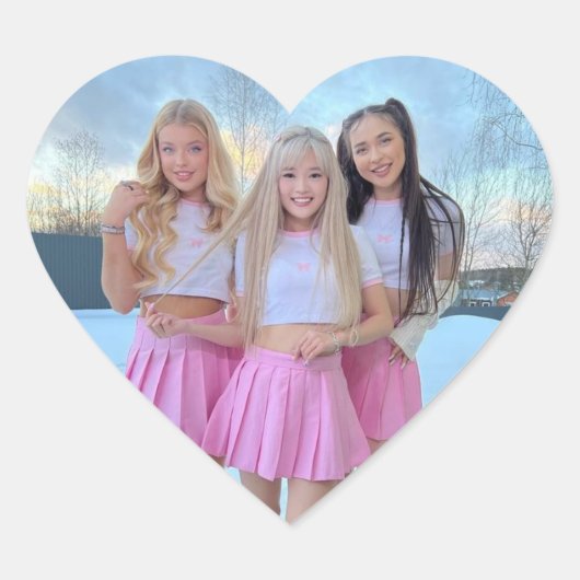 特別ステッカーXOチーム ハートシール (正面)