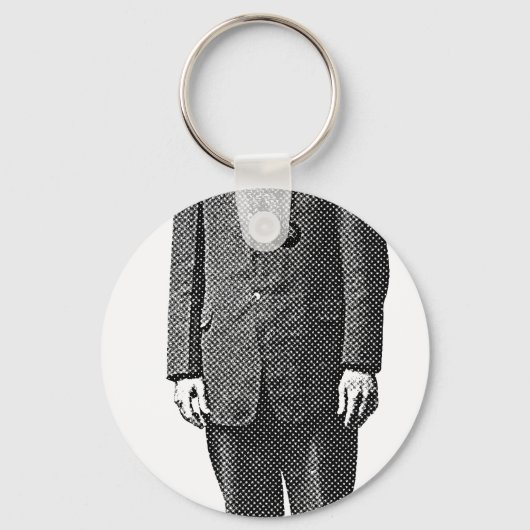 特別ダンディ象 キーホルダー (正面)