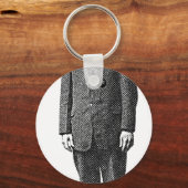 特別ダンディ象 キーホルダー (正面)