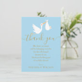 特別デリバリーありがとう赤ちゃんシャワー/散水 サンキューカード (スタンド正面)