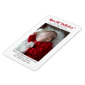 特別デリバリークリスマスベビーのお知らせ マグネット (左側)