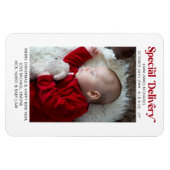 特別デリバリークリスマスベビーのお知らせ マグネット (横)