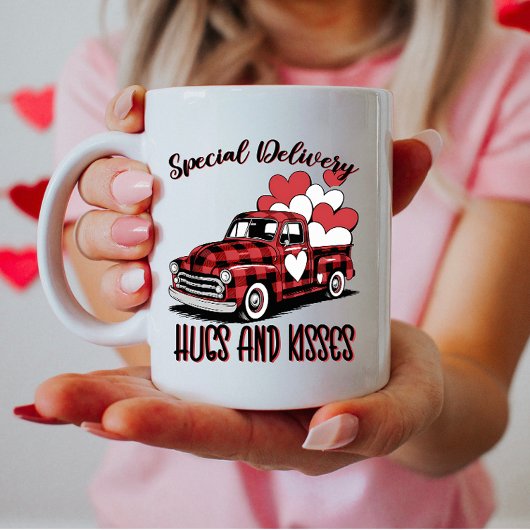 特別デリバリーハグとキス コーヒーマグカップ