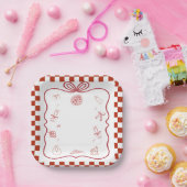 特別デリバリーピザベビーシャワーパーティー ペーパープレート (パーティー)