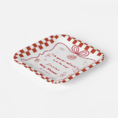 特別デリバリーピザベビーシャワーパーティー ペーパープレート (傾斜あり)