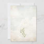 特別デリバリ男女兼用ストーク赤ちゃんシャワー 招待状 (裏面)