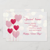 特別ナース感謝票 招待状 (正面/裏面)