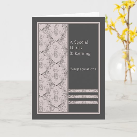 特別ナース カード (黄色い花)