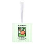 特別ニーズ先生ありがとうApple キューブオーナメント (右)