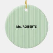 特別ニーズ先生ありがとうApple セラミックオーナメント (裏面)