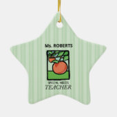 特別ニーズ先生ありがとうApple セラミックオーナメント (裏面)